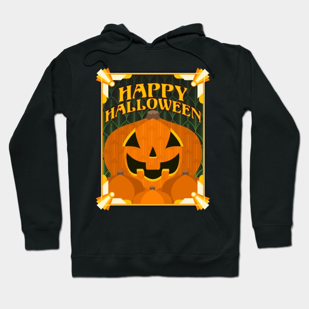 Deco Pumpkin Hoodie by Brieana